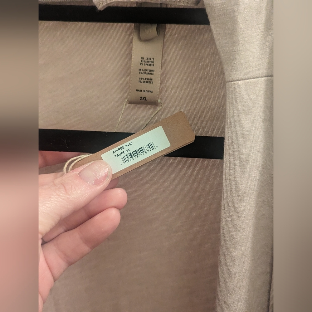 Skims Sleep Robe Taupe - Picture 2 of 4